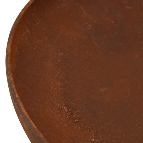 PALENISKO OGRODOWE Z STALI RUSTYKALNE 80 CM GRILL KOMINEK NA DREWNO