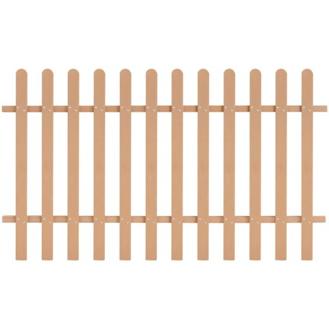 VidaXL Płot sztachetowy, WPC, 200x120 cm