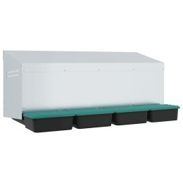 KURNIK LĘGOWY 4 PRZEGRODY MONTOWANY NA ŚCIANIE OCYNKOWANA STAL