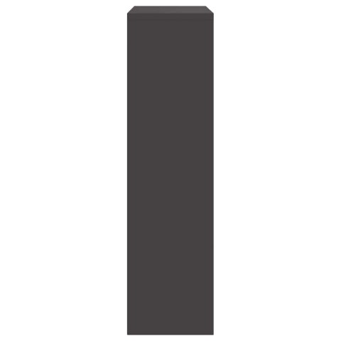 SKRZYNKA NA PRZESYŁKI Z DRZWIAMI CZARNY 44X22X82CM STAL