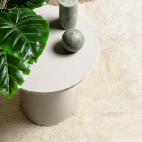 VidaXL Dywan shaggy z długim włosiem, NAVARRA, kremowy, 80x150 cm