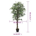 SZTUCZNY KLON 224 LIŚCIE 80CM ZIELONY