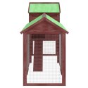 KURNIK KOLOR MOKKI 193X65X117CM LITE DREWNO SOSNOWE