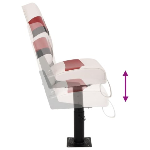 SKŁADANE SIEDZISKA DO ŁODZI 4-CZ. Z WYSOKIM OPARCIEM