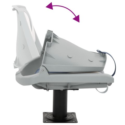 SKŁADANE SIEDZISKO DO ŁODZI 2-CZ. 48X51X41CM