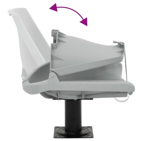 SKŁADANE SIEDZISKO DO ŁODZI 2-CZ. BEZ PODUSZKI 48X51X41CM