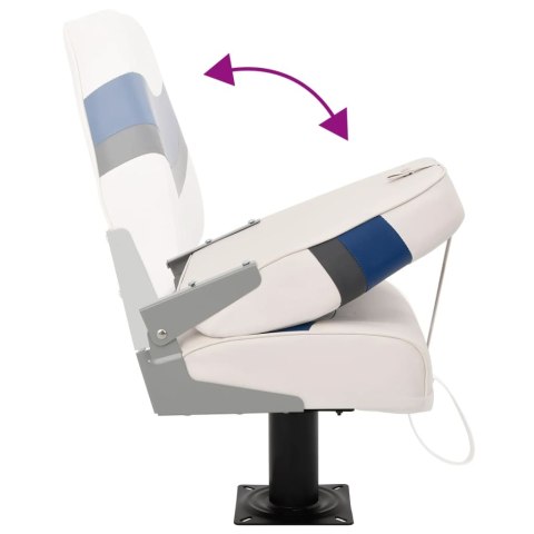 SKŁADANE SIEDZISKO DO ŁODZI 2-CZ. Z WYSOKIM OPARCIEM