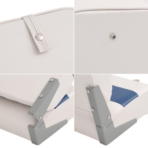 SKŁADANE SIEDZISKO DO ŁODZI 2-CZ. Z WYSOKIM OPARCIEM