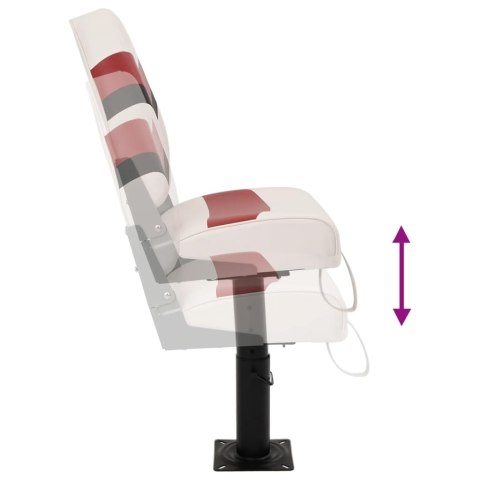 SKŁADANE SIEDZISKO DO ŁODZI 2-CZ. Z WYSOKIM OPARCIEM