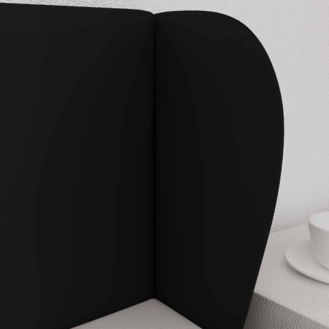 UCHO GŁOWY CZARNY 40X23X6CM PVC