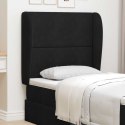 UCHO GŁOWY CZARNY 80X23X6CM AKSAMIT