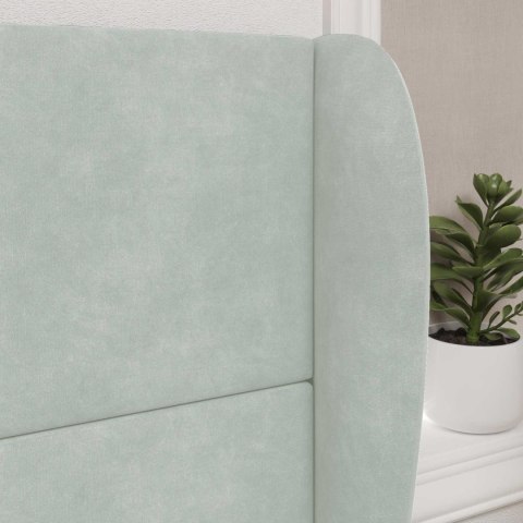 UCHO GŁOWY JASNOSZARY 80X23X6CM AKSAMIT