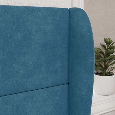 UCHO GŁOWY NIEBIESKI 80X23X6CM AKSAMIT