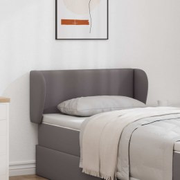 UCHO GŁOWY PRZYGASZONY SZARY 40X23X6CM PVC