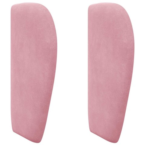 UCHO GŁOWY RÓŻOWY 40X23X6CM AKSAMIT