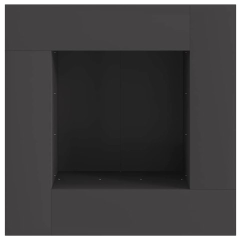 KOMINEK CZARNY 80X80X40CM STAL