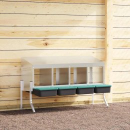 KURNIK LĘGOWY 4 KOMORY Z NOGAMI OCYNKOWANA STAL