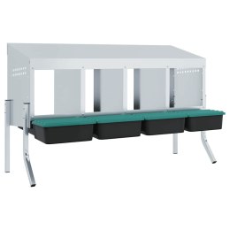 KURNIK LĘGOWY 4 KOMORY Z NOGAMI OCYNKOWANA STAL