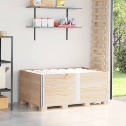 NADSTAWKI PALETOWE 3 SZT. 150X100CM DREWNO SOSNOWE