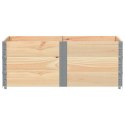 NADSTAWKI PALETOWE 3 SZT. 150X100CM DREWNO SOSNOWE