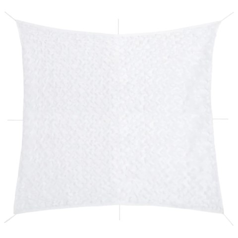 VidaXL Siatka maskująca z torbą do przechowywania, 416x402 cm, biała