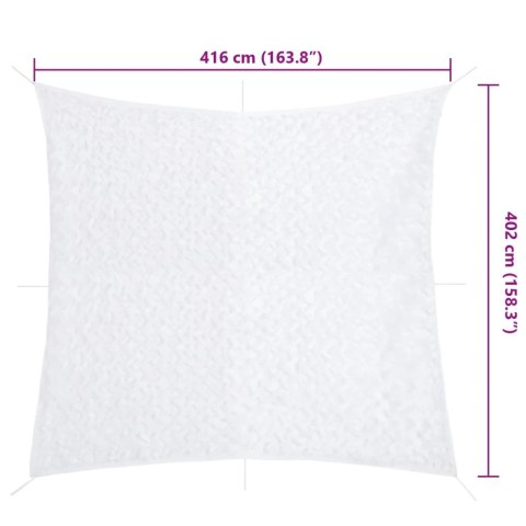 VidaXL Siatka maskująca z torbą do przechowywania, 416x402 cm, biała