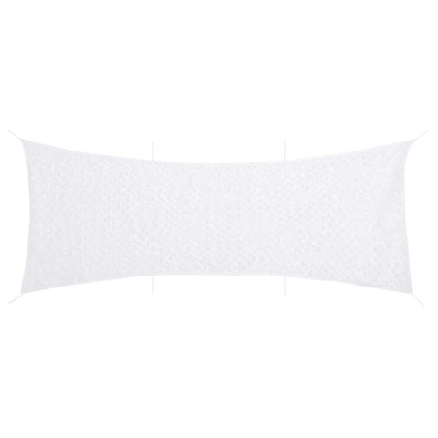 VidaXL Siatka maskująca z torbą do przechowywania, 623x203 cm, biała