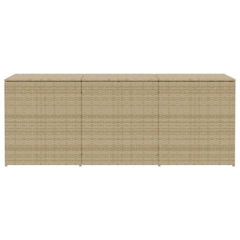 SKRZYNIA OGRODOWA MIESZANY BEŻ 984 L POLIRATTAN