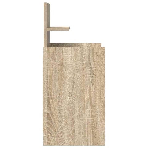 SZAFKA NOCNA Z 2 SZUFLADAMI DĄB SONOMA 38X34X80CM