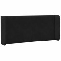 UCHO GŁOWY CZARNY 40,5X40,5X4CM AKSAMIT