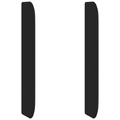 UCHO GŁOWY CZARNY 80X16X4CM TKANINA