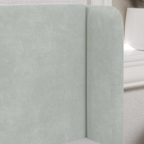 UCHO GŁOWY JASNOSZARY 40,5X40,5X4CM AKSAMIT