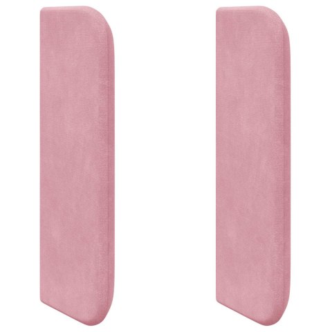 UCHO GŁOWY RÓŻOWY 40,5X40,5X4CM AKSAMIT