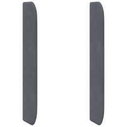 UCHO GŁOWY SZARY 80X16X4CM AKSAMIT