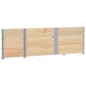 NADSTAWKI PALETOWE 3 SZT. 150X50CM DREWNO SOSNOWE