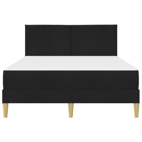 VidaXL Ramka łóżka Czarny 120 x 200 cm Poliester