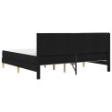 VidaXL Ramka łóżka Czarny 180 x 200 cm Poliester