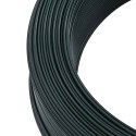 VidaXL Drut naciągowy do ogrodzenia, 250 m, 2,3/3,8 mm, stal, zielony