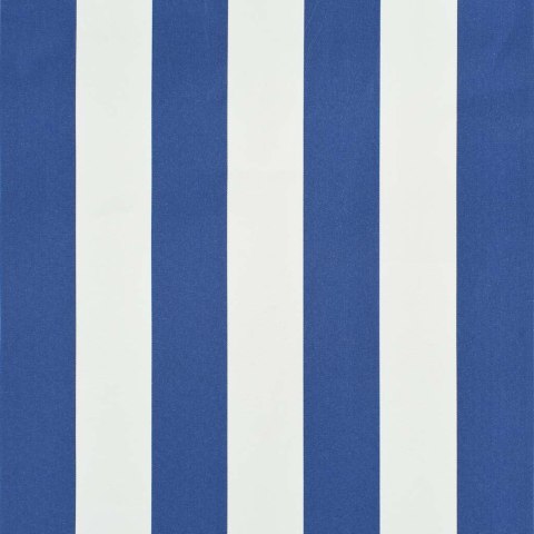 VidaXL Markiza zwijana, 150 x 150 cm, niebiesko-biała