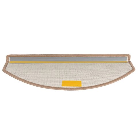 MATY NA SCHODY 10 SZT. 65X24X4CM JASNOBRĄZOWE PÓŁOKRĄGŁE DUŻE