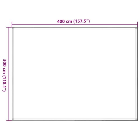 DYWAN NAMIOTOWY 300X400CM HDPE ZIELONY