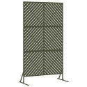 EKRAN PRYWATNOŚCI OLIWKOWY 100X50X180CM STAL