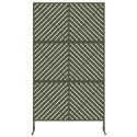 EKRAN PRYWATNOŚCI OLIWKOWY 100X50X180CM STAL