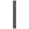 NOGI DO STOŁU JADALNEGO 2 SZT. ANTRACYT 80X(72-73,3)CM STAL