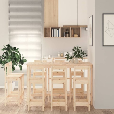 9-CZ. ZESTAW MEBLI BAROWYCH LITE DREWNO SOSNOWE