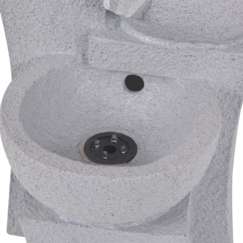 FONTANNA POKOJOWA ZE ŚWIATŁEM LED ŻYWICA SYNTETYCZNA