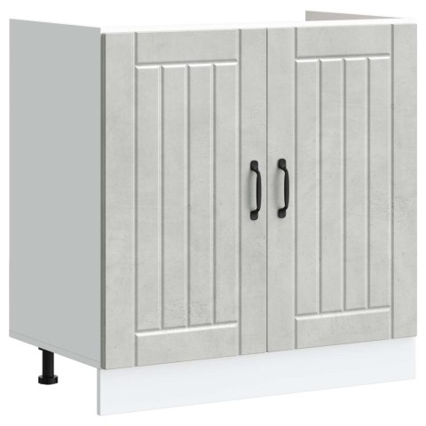 SZAFKA POD ZLEW Z PRZECHOWYWANIEM LUCCA 2 PCS BETONOWY SZARY