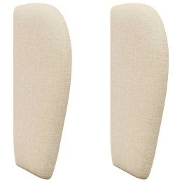 UCHO GŁOWY KREMOWY 40X23X6CM TKANINA