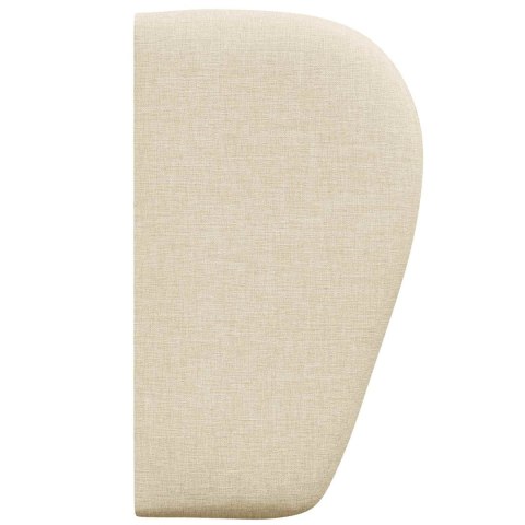 UCHO GŁOWY KREMOWY 40X23X6CM TKANINA