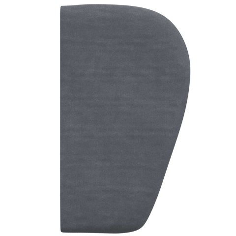 UCHO GŁOWY PRZYGASZONY SZARY 40X23X6CM AKSAMIT